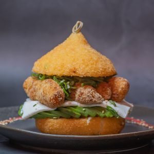 Sushi burger - Pollo crispy