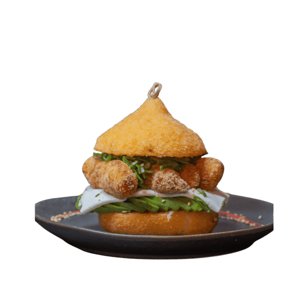Sushi burger   Pollo crispy