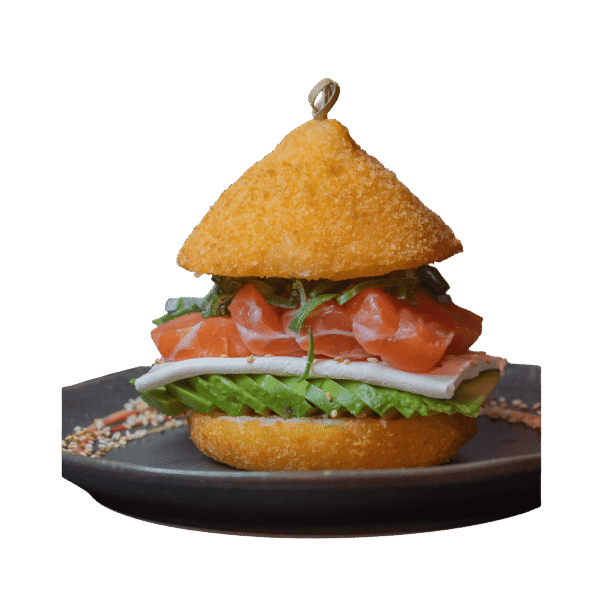 Sushi burger   Salmón